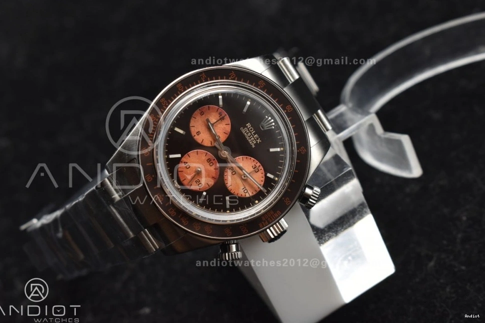 Bracelet on A7750 SS Best Daytona ADGF Edition Dial Orange SS Black 0325